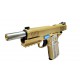 Страйкбольный пистолет WE Colt M45A1 Tan, металл, GBB (WE-E015-M45A1-TAN)